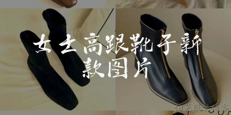 New style pictures of women's high heels boots